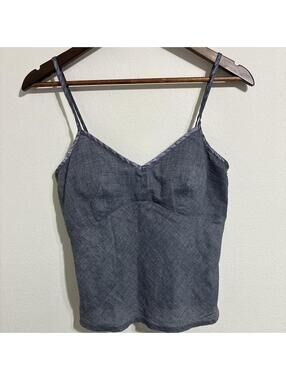 Warehouse Y2K Blue Chambray Cami Top
